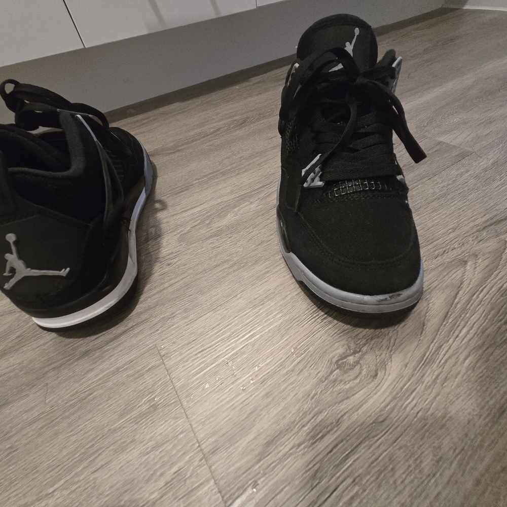 Jordan Black and Gray Sneakers